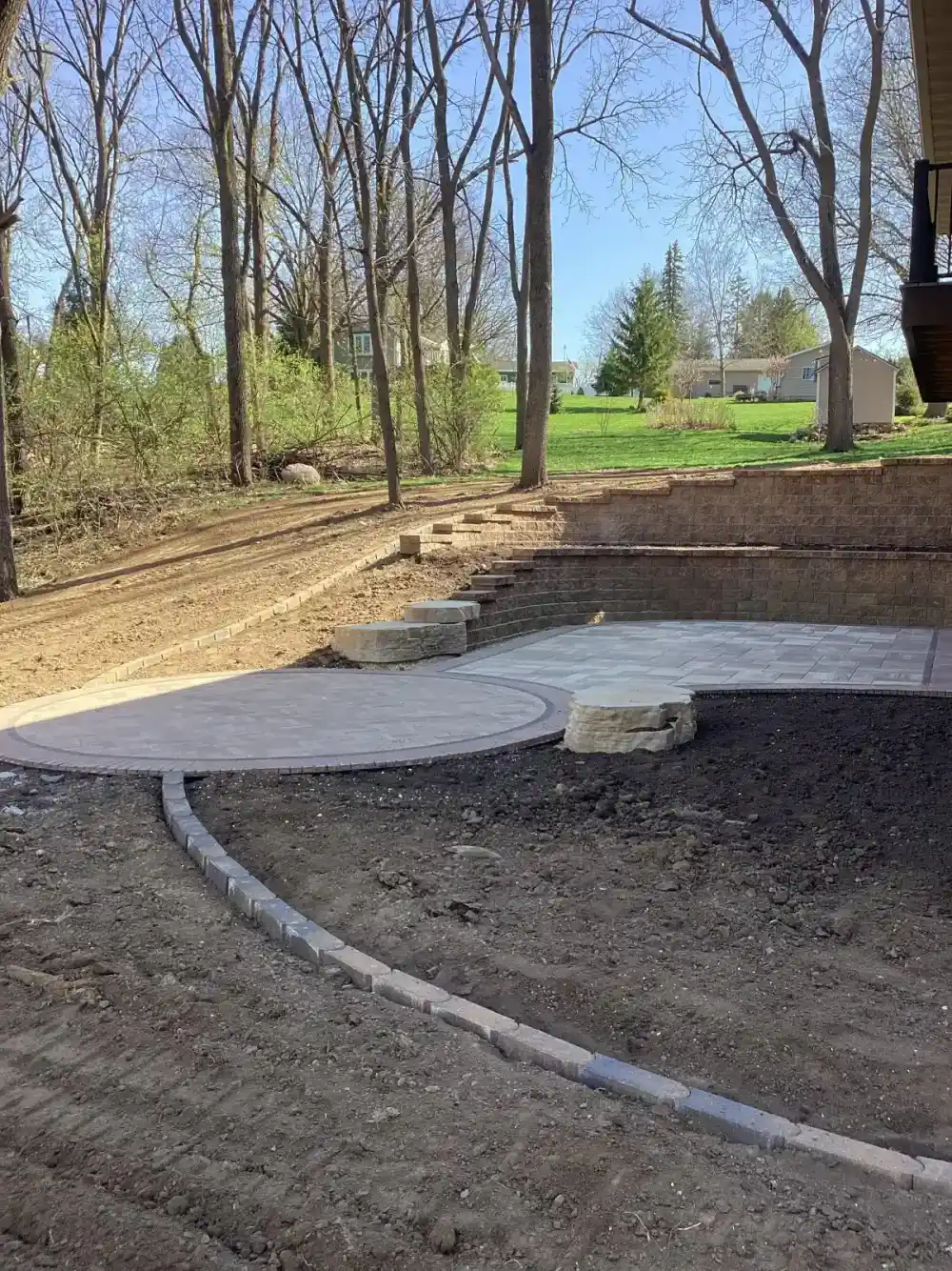 Well-maintained residential lawn with trimmed edges in the Cedar Valley