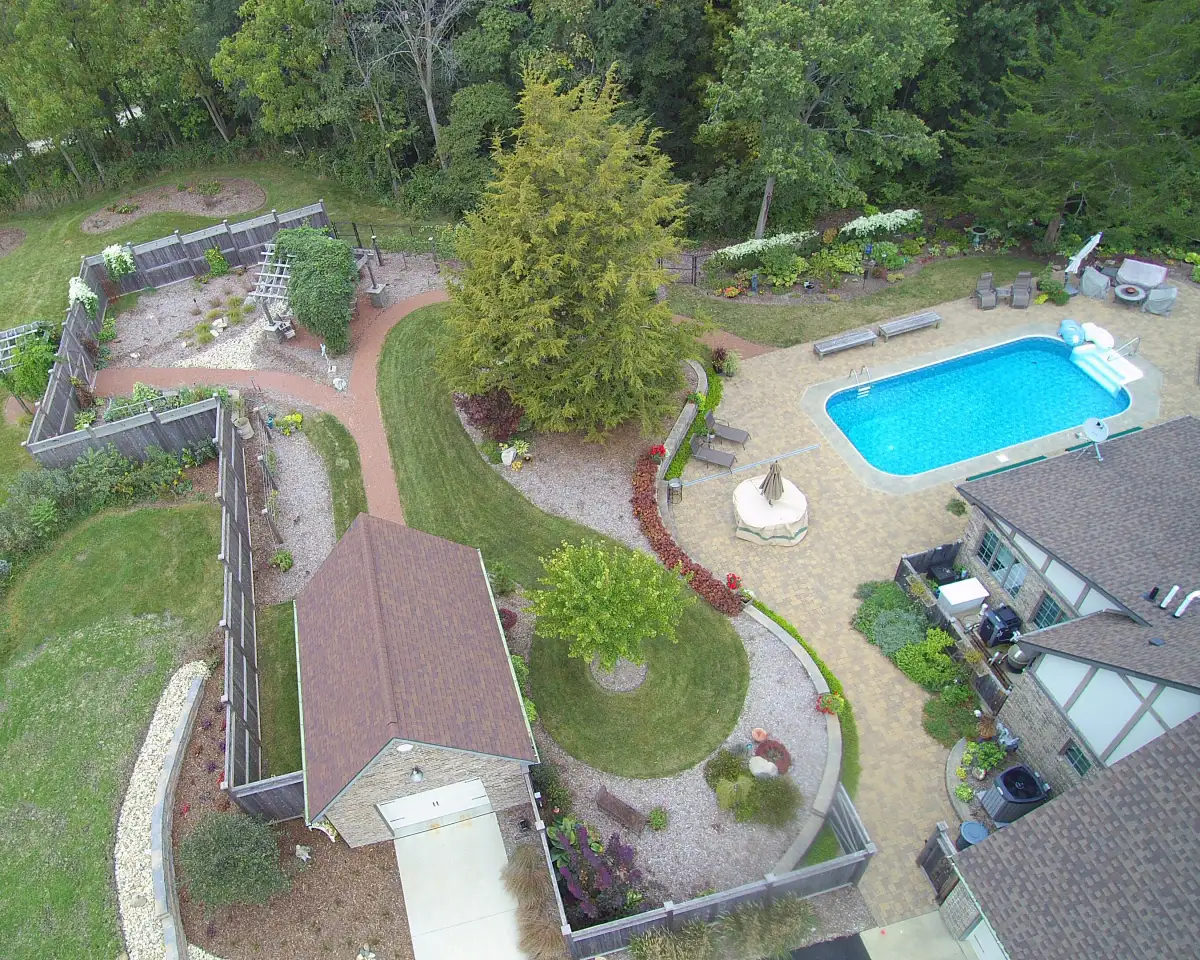 Hardscape and landscape project near Denver Iowa